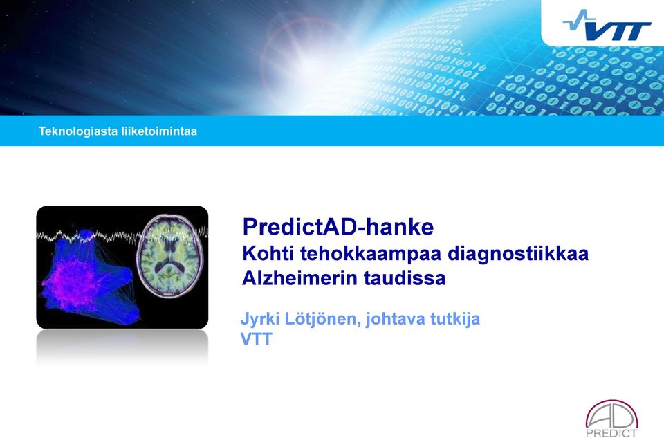 diagnostiikkaa Alzheimerin