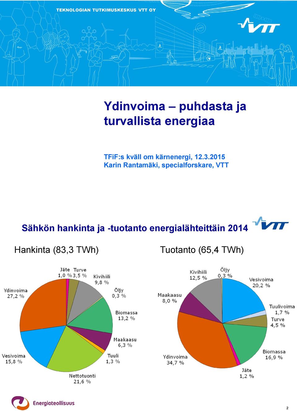 Rantamäki, specialforskare, VTT Sähkön hankinta ja