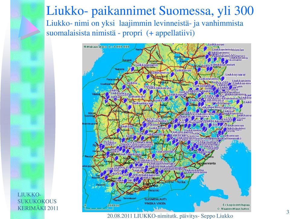 vanhimmista suomalaisista nimistä - propri (+