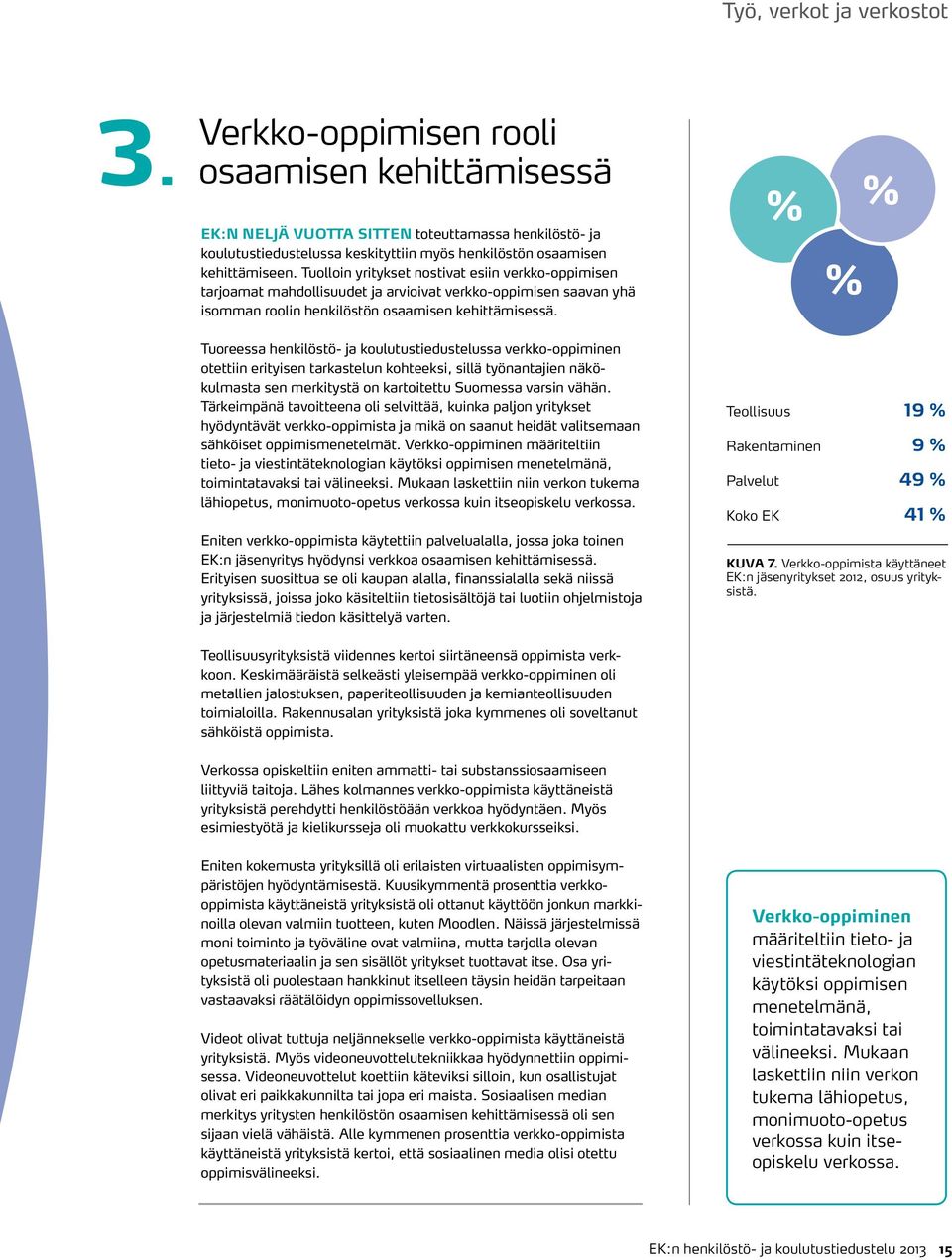 Tuoreessa henkilöstö- ja koulutustiedustelussa verkko-oppiminen otettiin erityisen tarkastelun kohteeksi, sillä työnantajien näkökulmasta sen merkitystä on kartoitettu Suomessa varsin vähän.