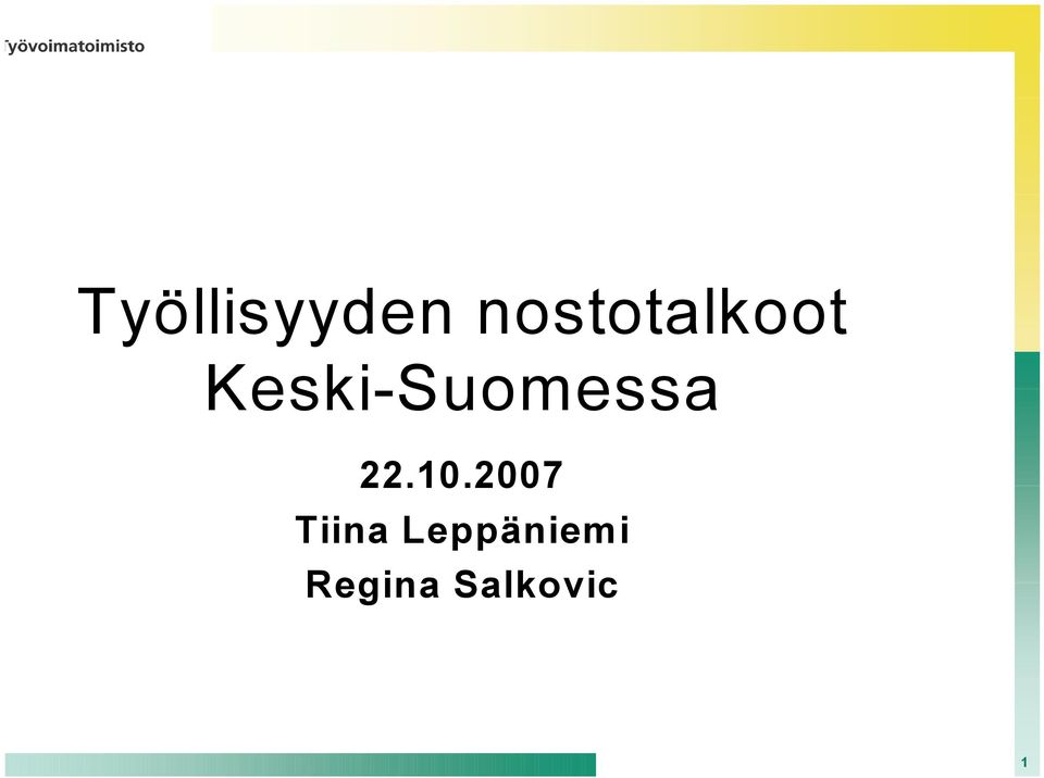 Keski-Suomessa 22.10.