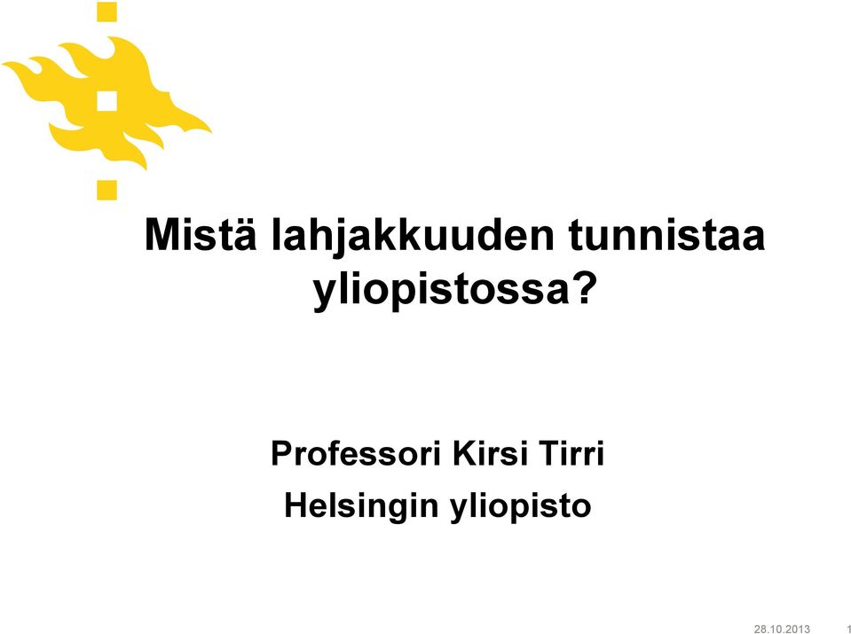 Professori Kirsi Tirri