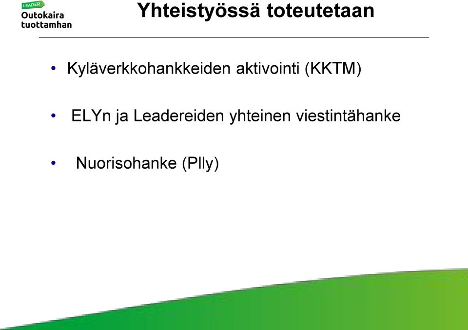 (KKTM) ELYn ja Leadereiden