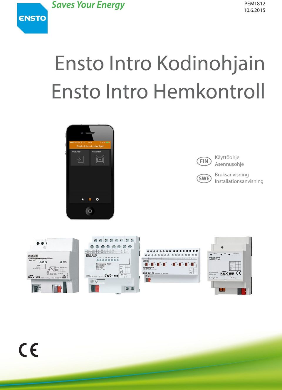 Ensto Intro Hemkontroll FIN SWE