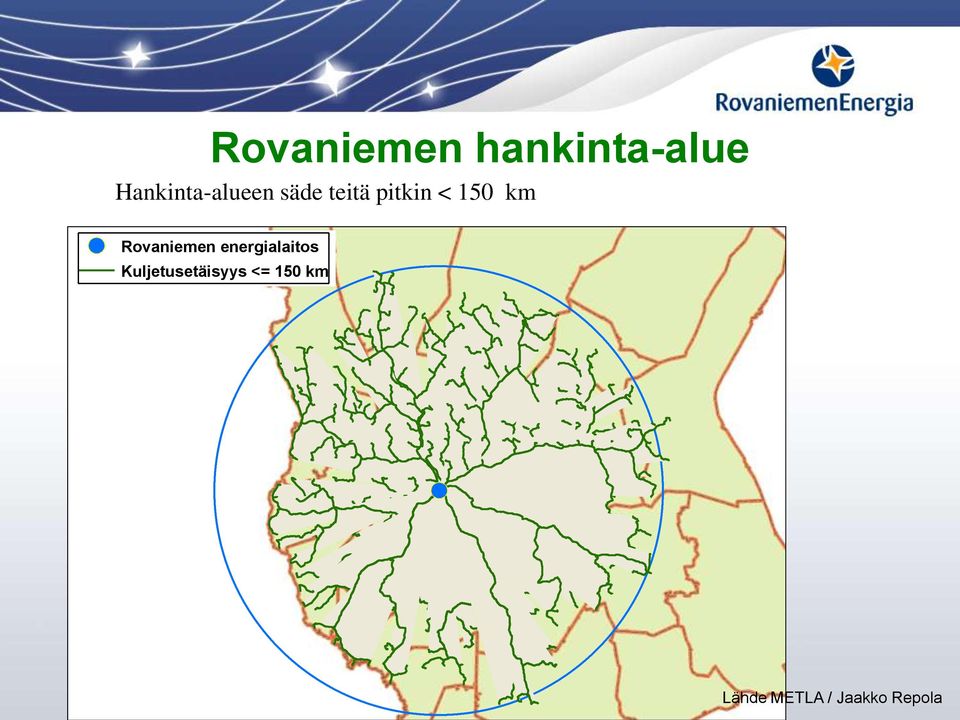 150 km Rovaniemen energialaitos