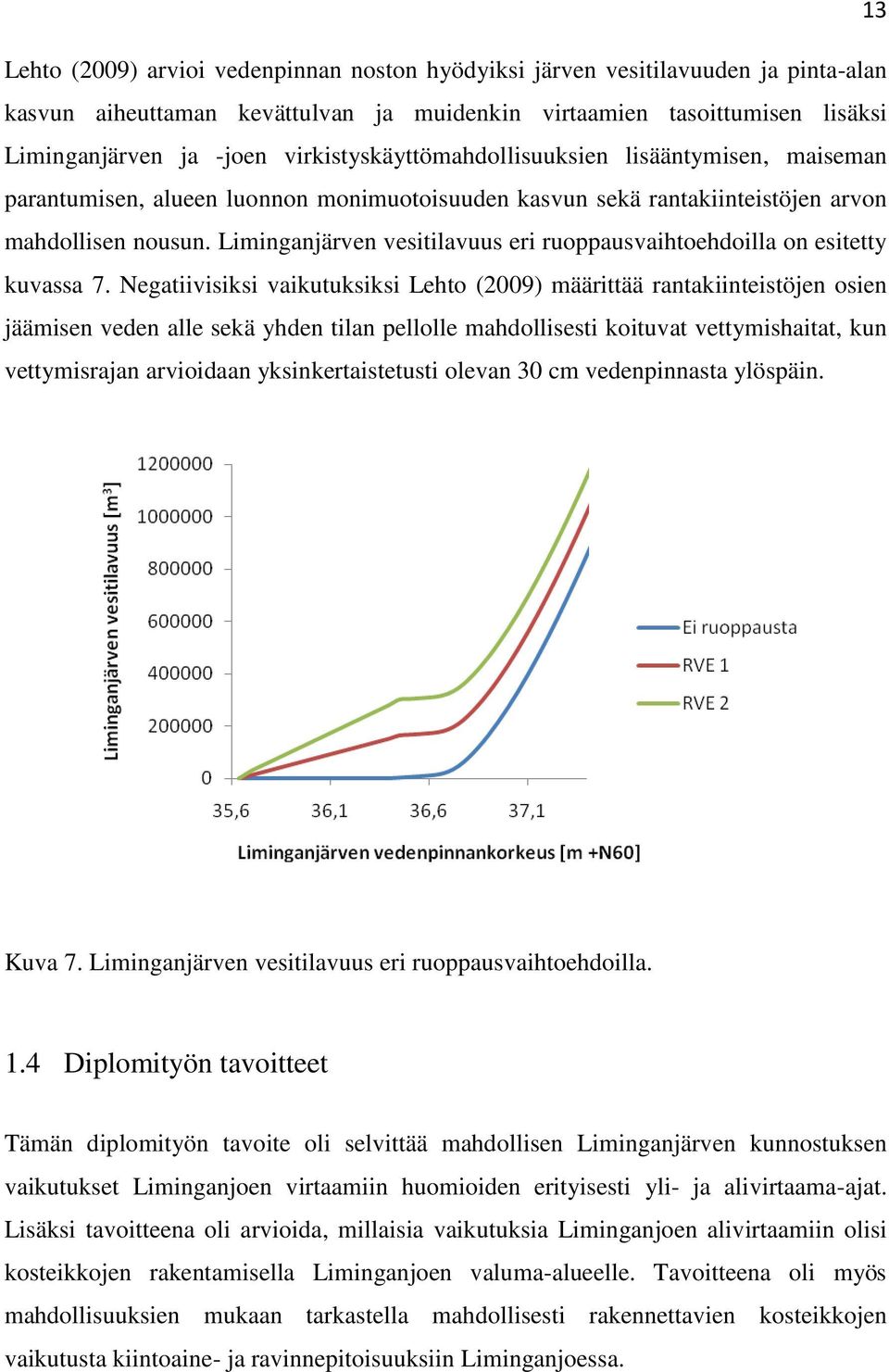 pohjavetenä. Suoraan uomaan tai sen reuna-alueelle satava vesi saa aikaan pian sateen jälkeen ilmenevän virtaaman, joka alkaa pienentyä heti sateen loputtua.