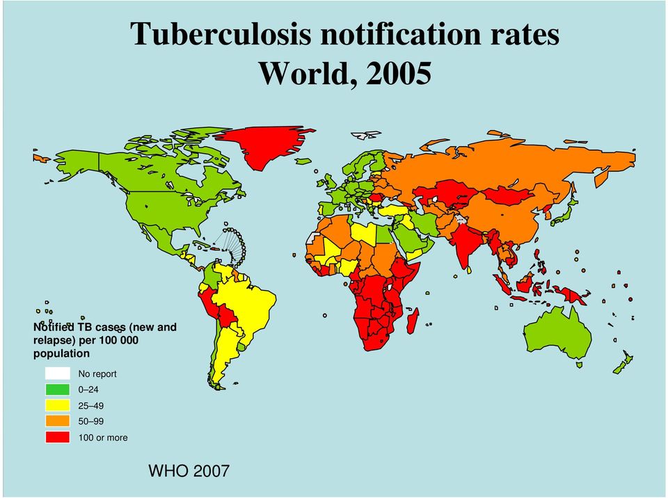 per 100 000 population No report 0 24 25