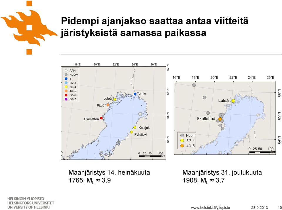 Maanjäristys 14.