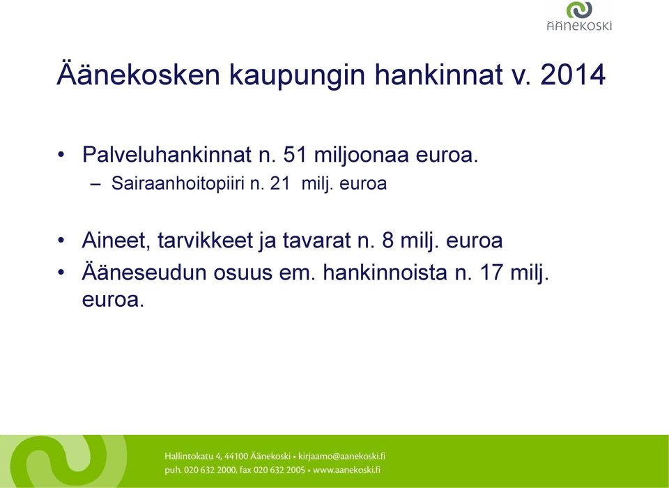 Sairaanhoitopiiri n. 21 milj.