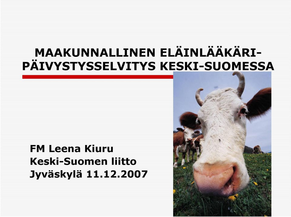 KESKI-SUOMESSA FM Leena Kiuru