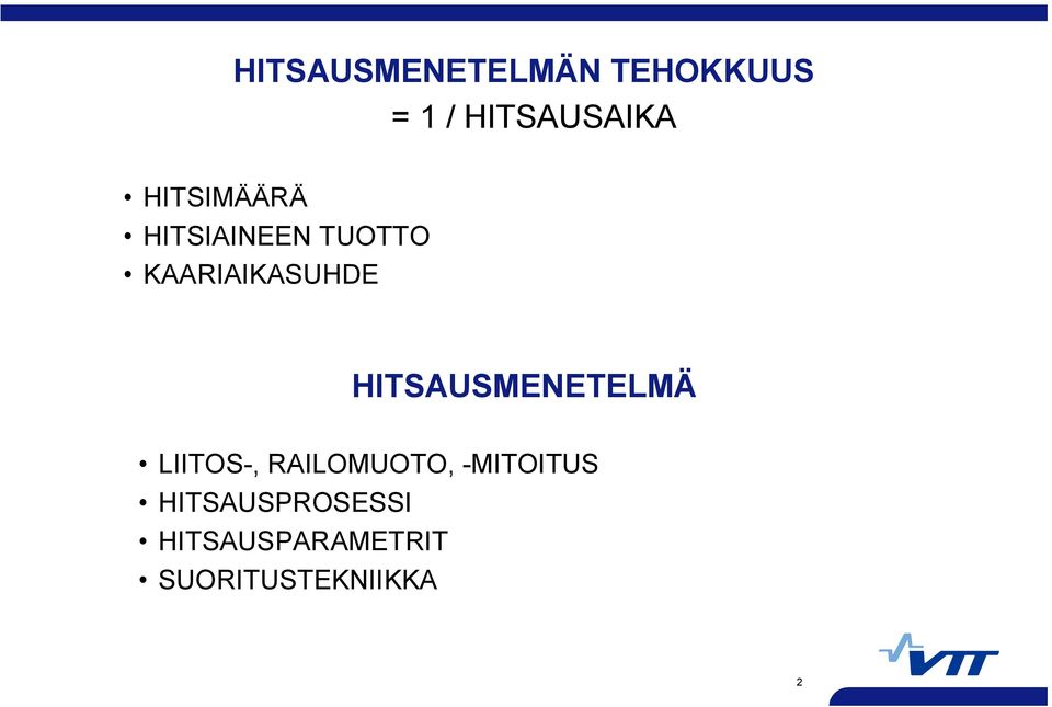 HITSAUSMENETELMÄ LIITOS, RAILOMUOTO, MITOITUS