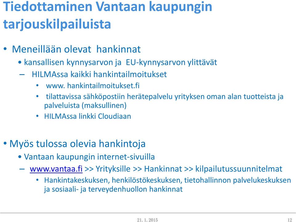 www. hankintailmoitukset.