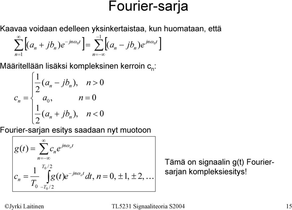 c : [ ] [ ] b b < >,,, b b c Fourir-sr siys sd y