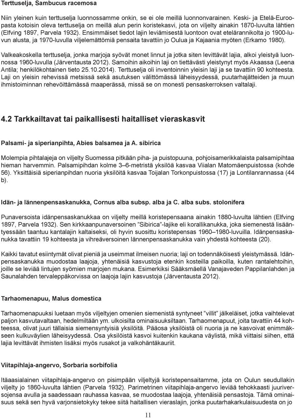 Ensimmäiset tiedot lajin leviämisestä luontoon ovat etelärannikolta jo 1900-luvun alusta, ja 1970-luvulla viljelemättömiä pensaita tavattiin jo Oulua ja Kajaania myöten (Erkamo 1980).