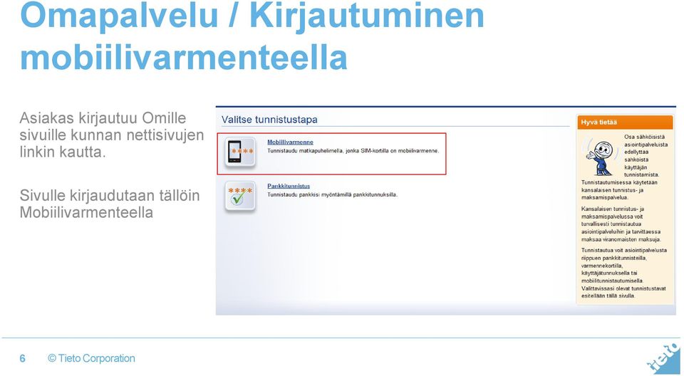 Omille sivuille kunnan nettisivujen