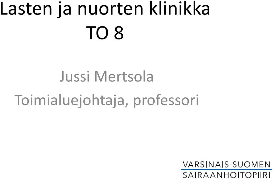 Jussi Mertsola