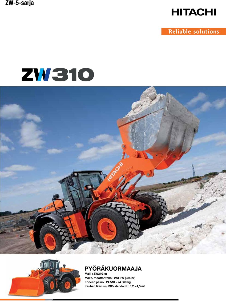 moottoriteho : 213 kw (285 hv) Koneen