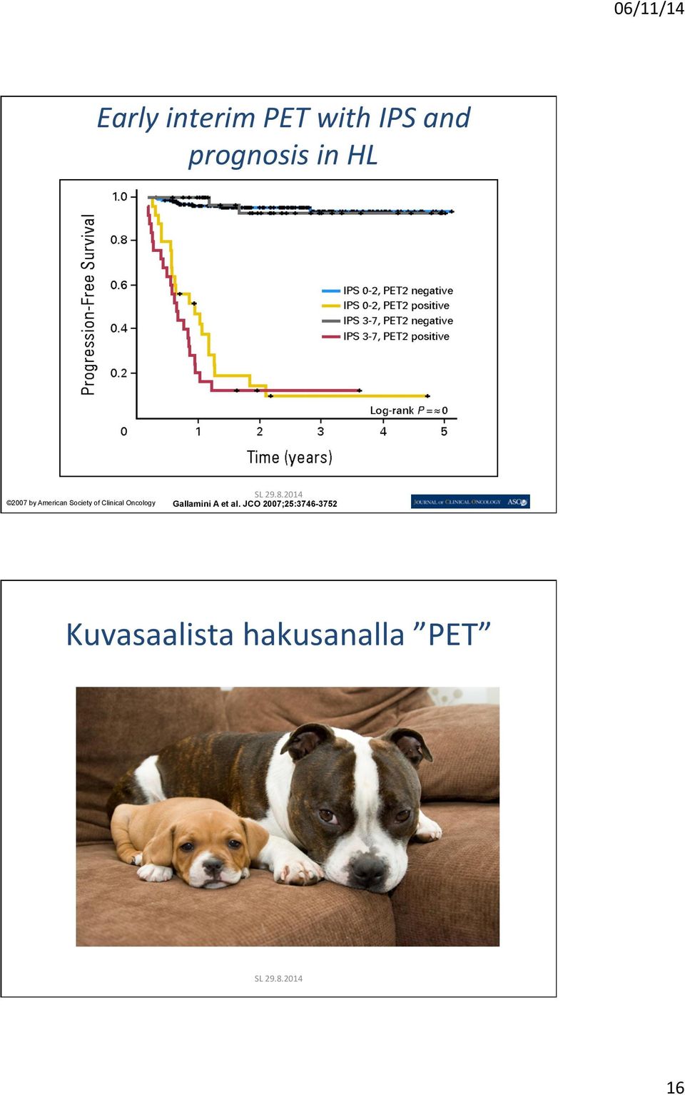 Clinical Oncology Gallamini A et al.