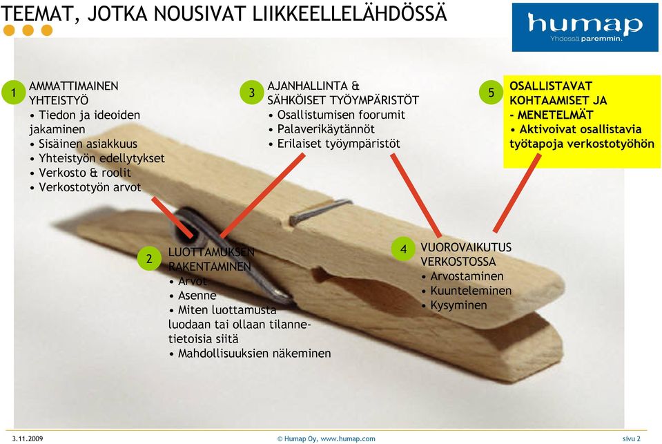 KOHTAAMISET JA - MENETELMÄT Aktivoivat osallistavia työtapoja verkostotyöhön 2 LUOTTAMUKSEN RAKENTAMINEN Arvot Asenne Miten luottamusta luodaan tai