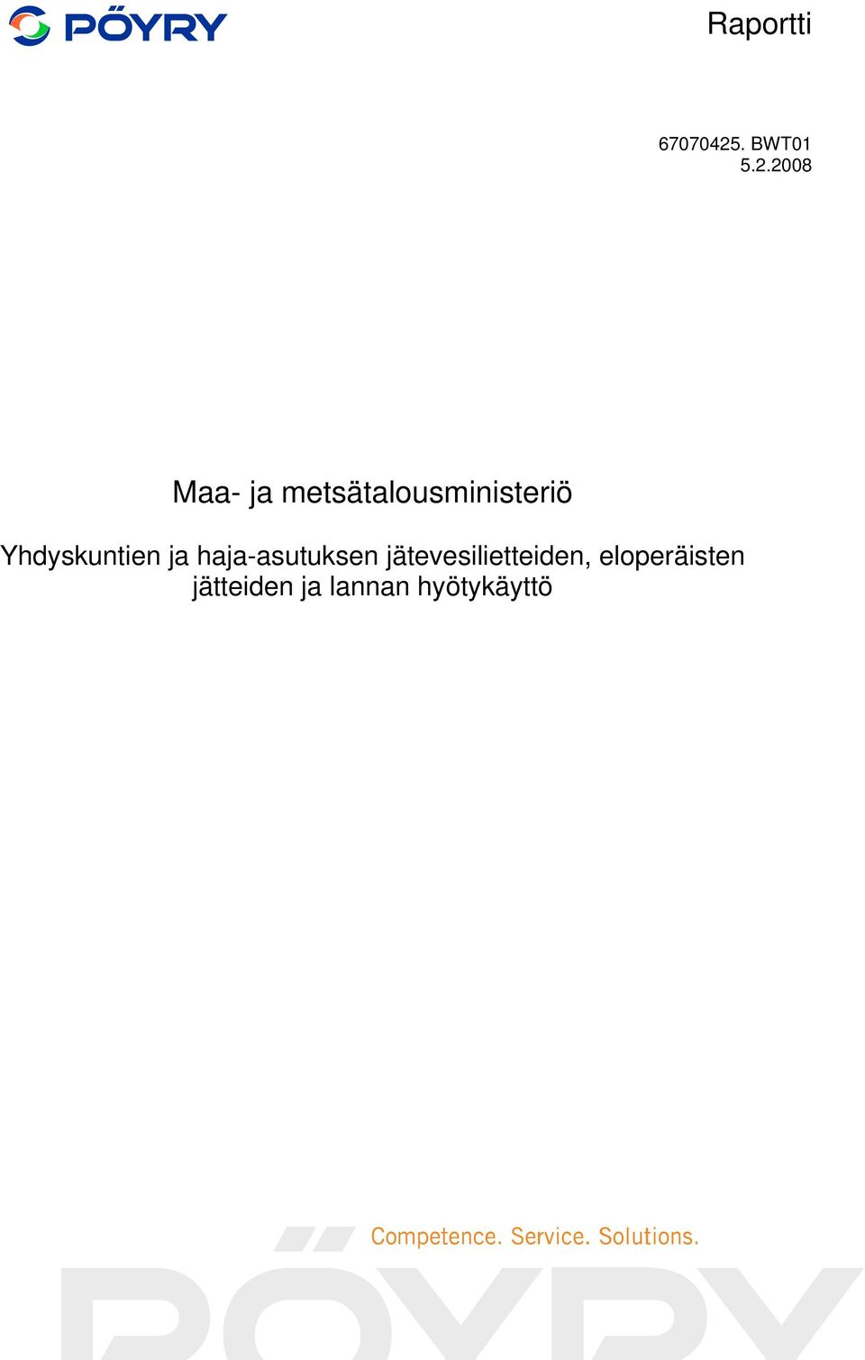 2008 Maa- ja metsätalousministeriö