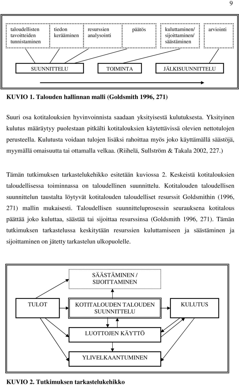 Yksityinen kulutus määräytyy puolestaan pitkälti kotitalouksien käytettävissä olevien nettotulojen perusteella.