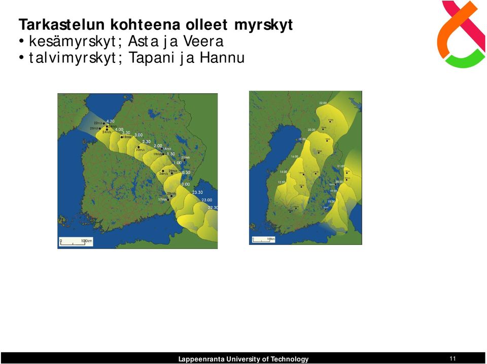 kesämyrskyt; Asta ja