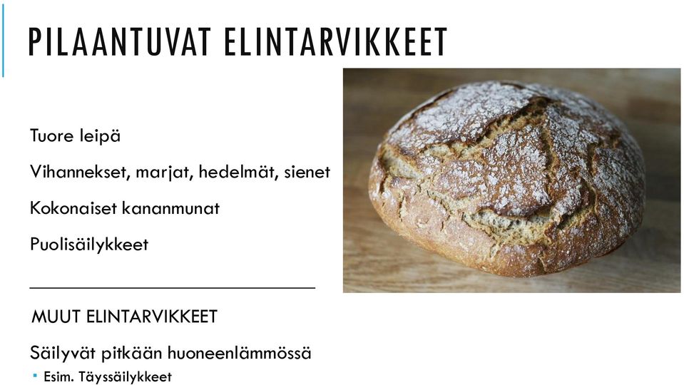 Kokonaiset kananmunat Puolisäilykkeet MUUT