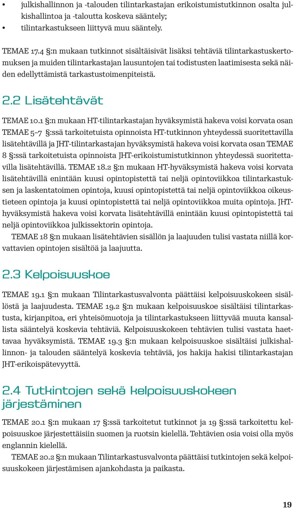 2.2 Lisätehtävät TEMAE 10.