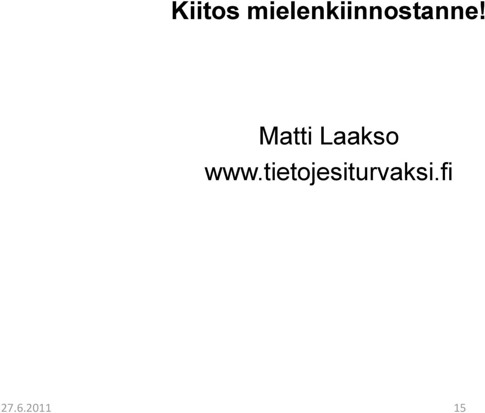 Matti Laakso www.