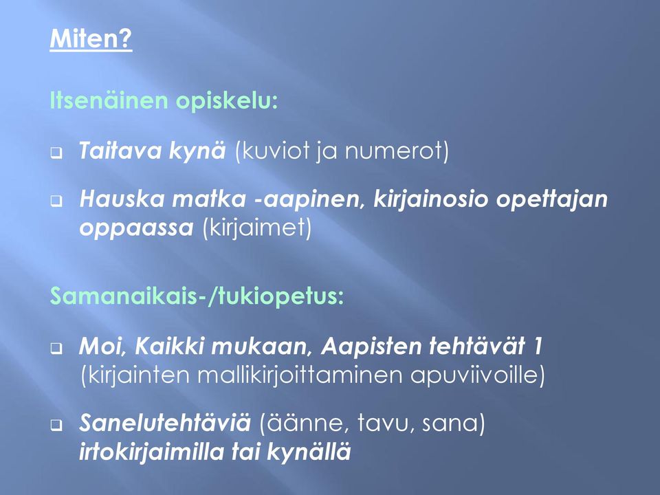 -aapinen, kirjainosio opettajan oppaassa (kirjaimet)