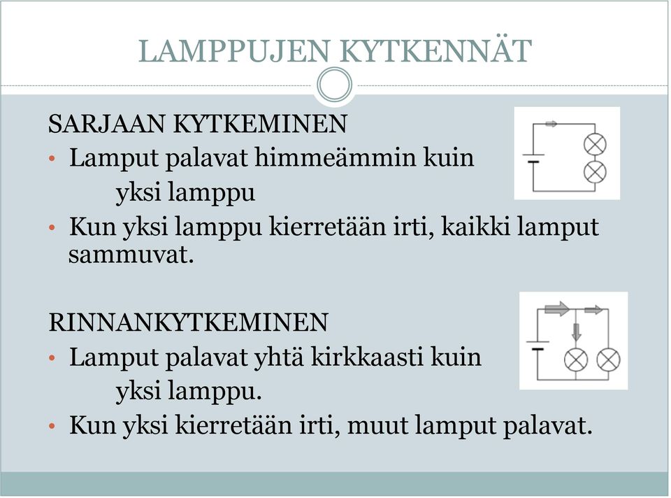 kaikki lamput sammuvat.