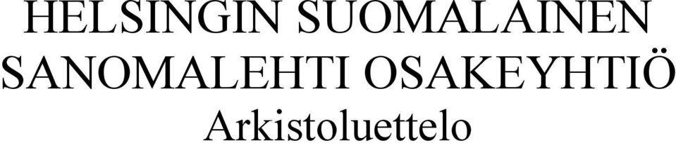 SANOMALEHTI