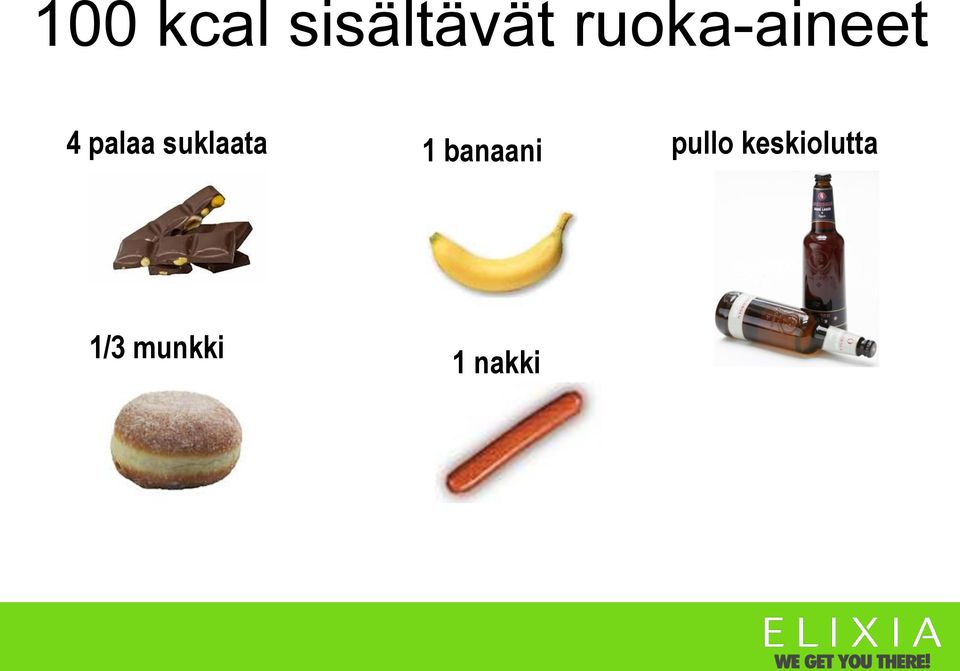 suklaata 1 banaani