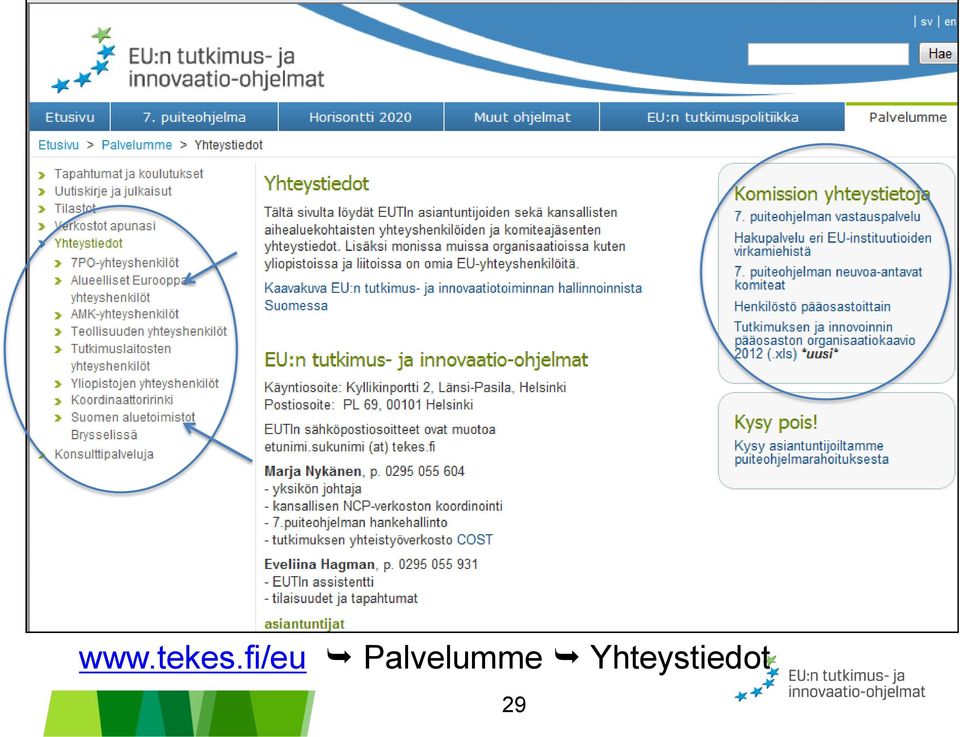 Palvelumme