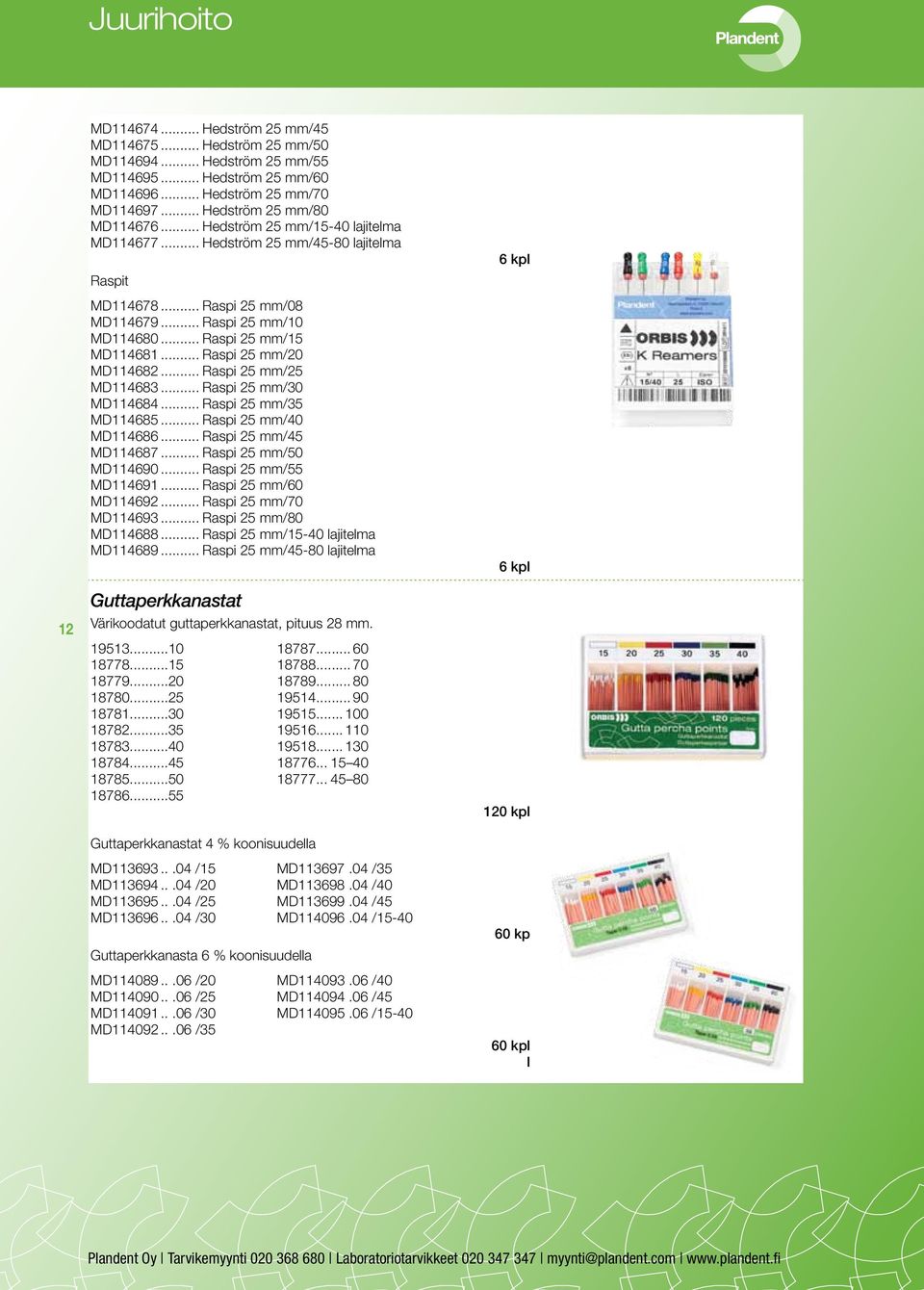 .. Raspi 25 mm/15 MD114681... Raspi 25 mm/20 MD114682... Raspi 25 mm/25 MD114683... Raspi 25 mm/30 MD114684... Raspi 25 mm/35 MD114685... Raspi 25 mm/40 MD114686... Raspi 25 mm/45 MD114687.