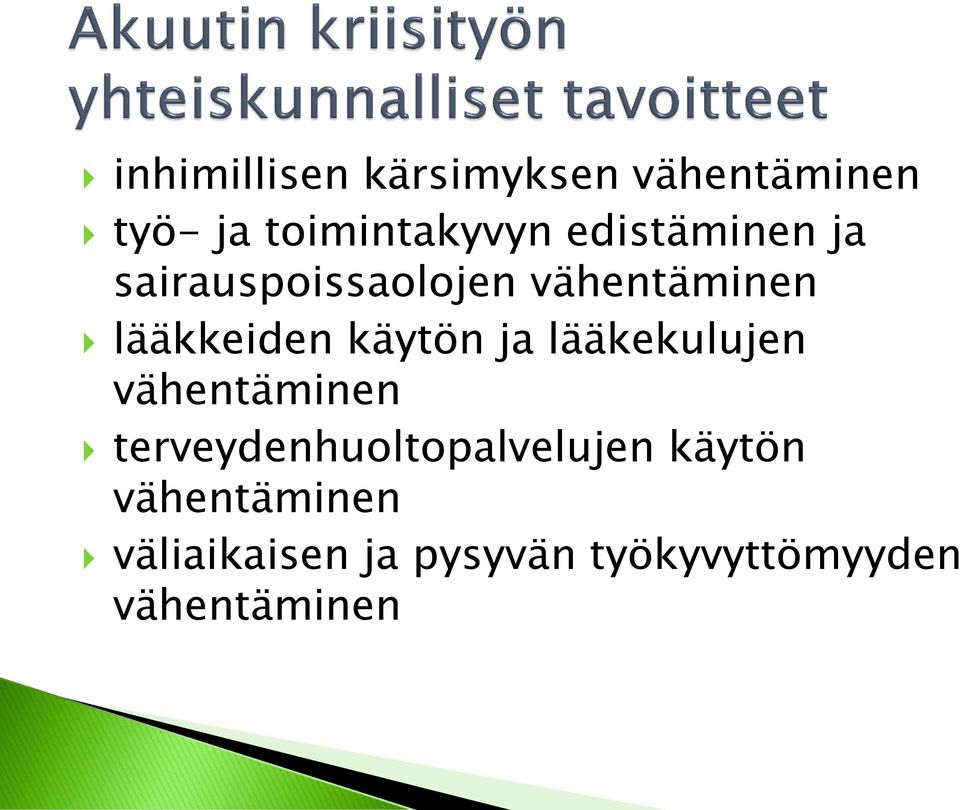 käytön ja lääkekulujen vähentäminen terveydenhuoltopalvelujen