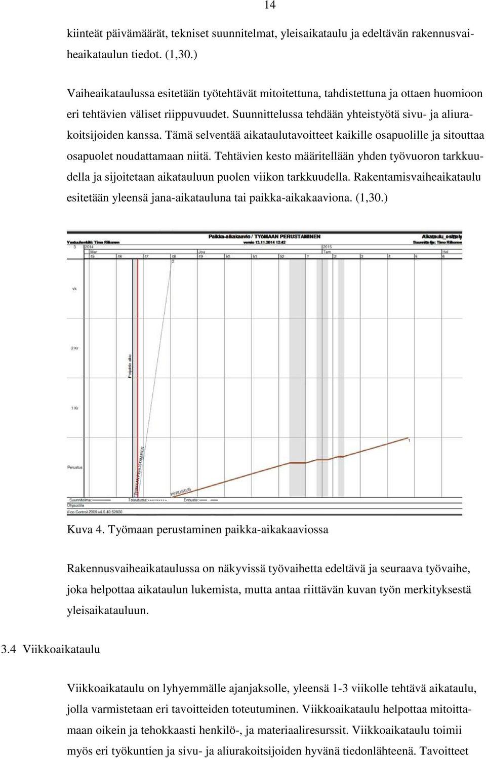Tämä selventää aikataulutavoitteet kaikille osapuolille ja sitouttaa osapuolet noudattamaan niitä.