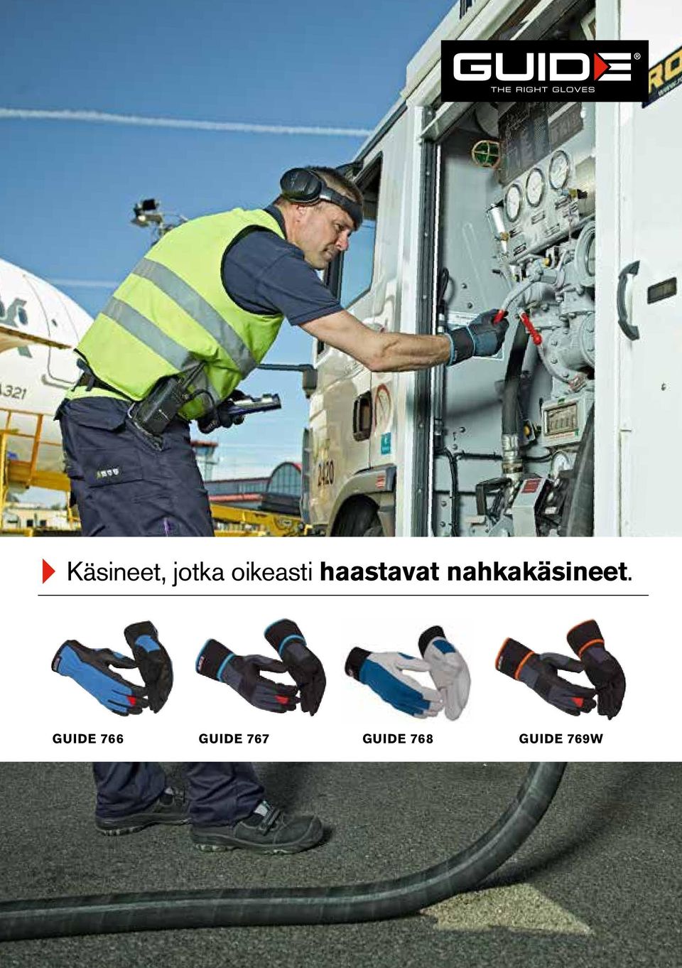 nahkakäsineet.