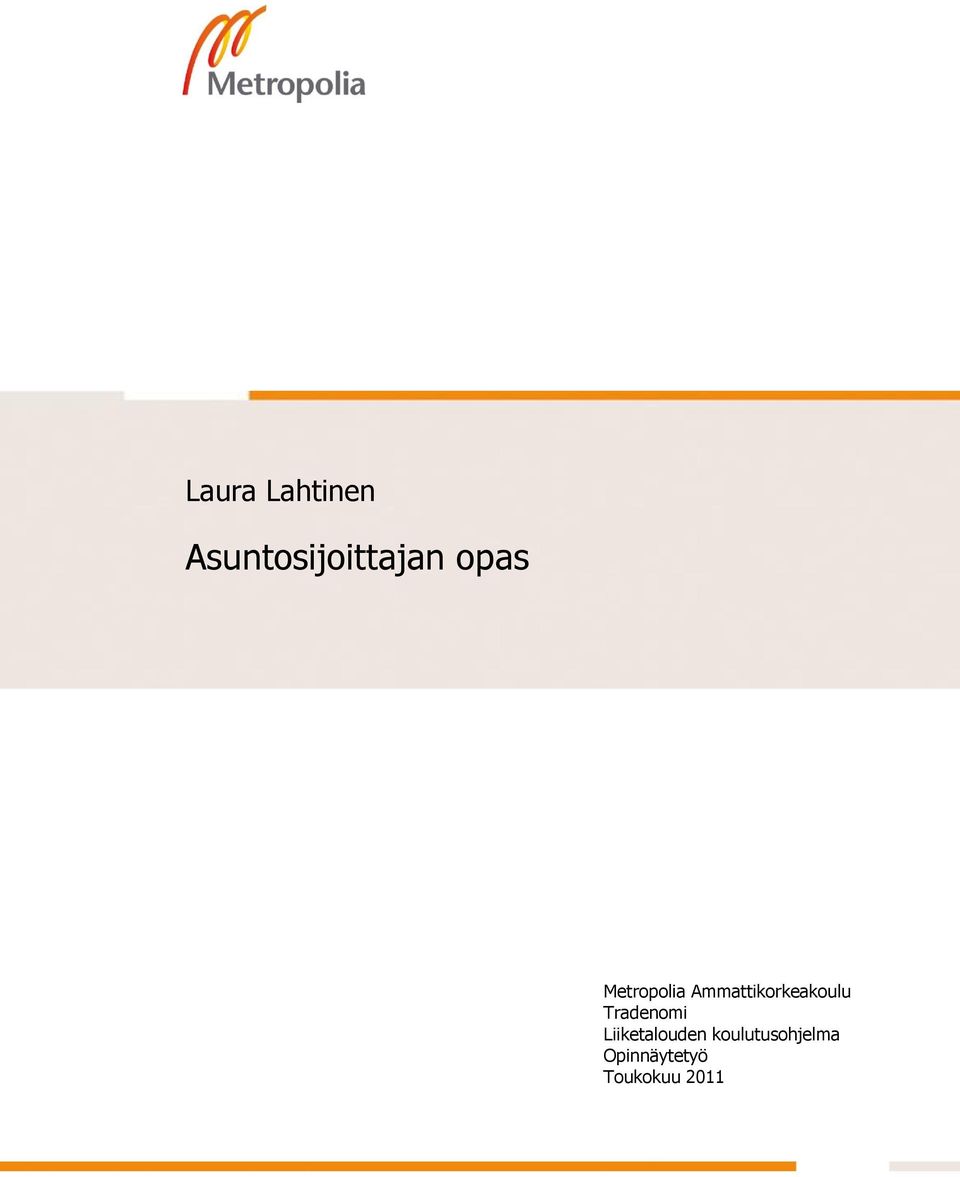 Ammattikorkeakoulu Tradenomi