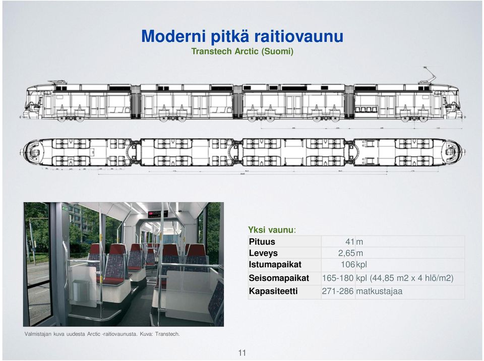 106 kpl 165-180 kpl (44,85 m2 x 4 hlö/m2) 271-286 matkustajaa