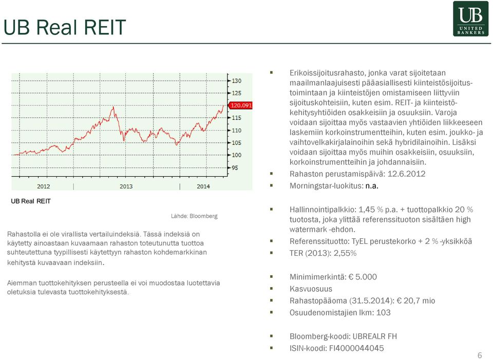 joukko- ja vaihtovelkakirjalainoihin sekä hybridilainoihin. Lisäksi voidaan sijoittaa myös muihin osakkeisiin, osuuksiin, korkoinstrumentteihin ja johdannaisiin. Rahaston perustamispäivä: 12.6.