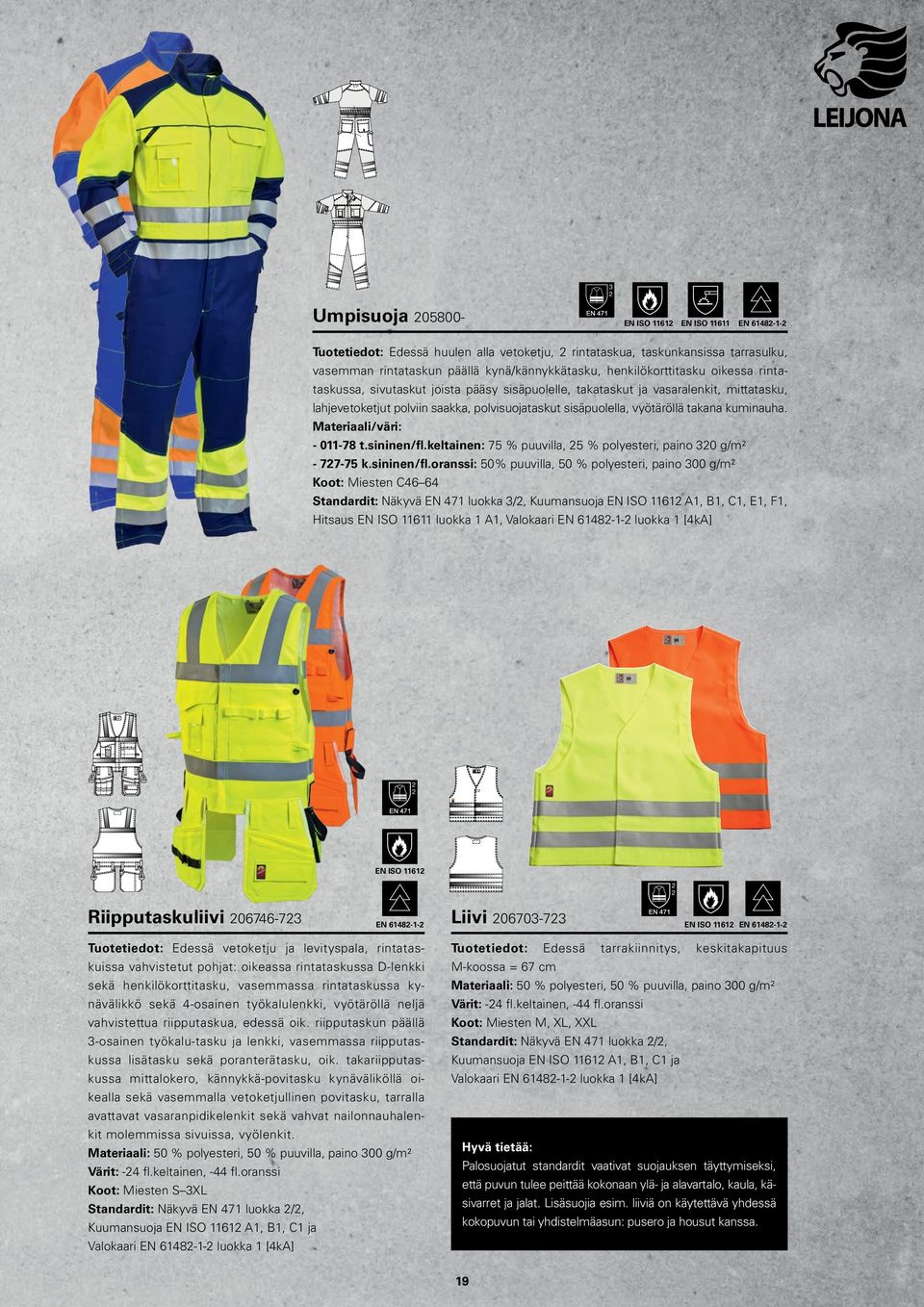 sisäpuolella, vyötäröllä takana kuminauha. Materiaali/väri: - 011-78 t.sininen/fl.