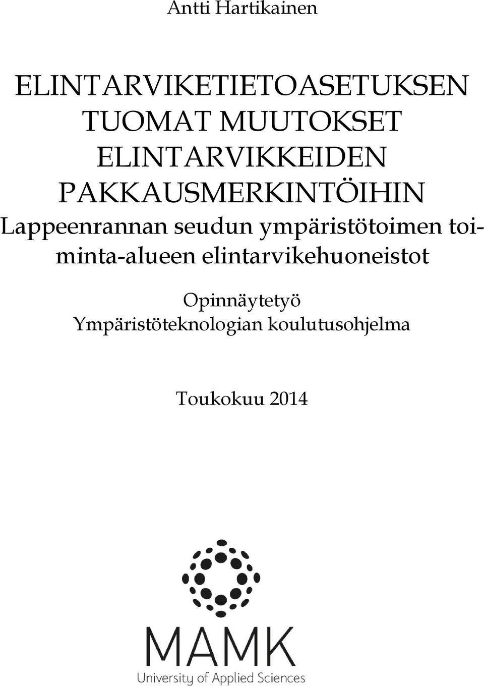 Lappeenrannan seudun ympäristötoimen toiminta-alueen