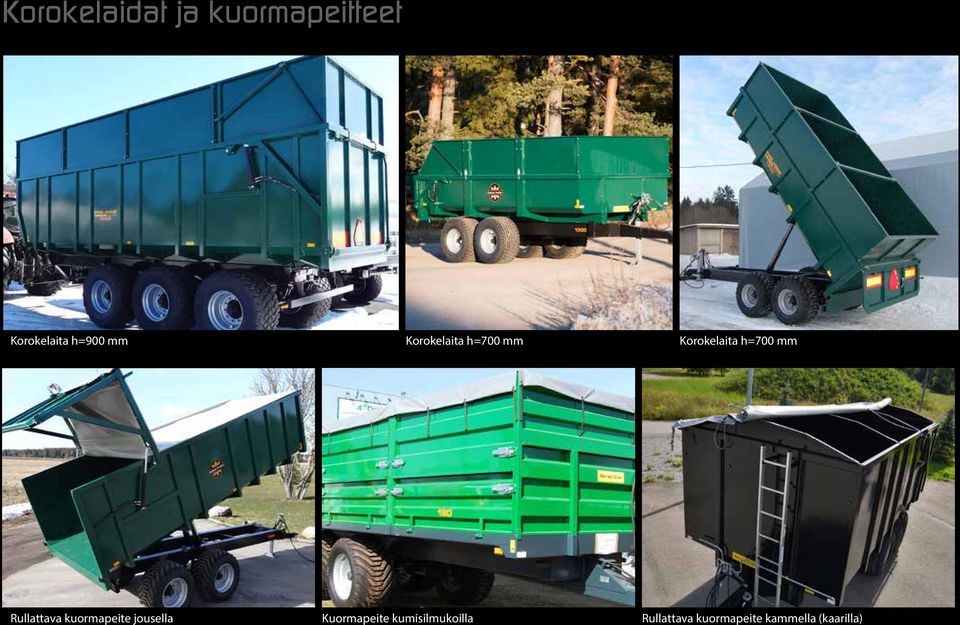 Rullattava kuormapeite jousella Kuormapeite