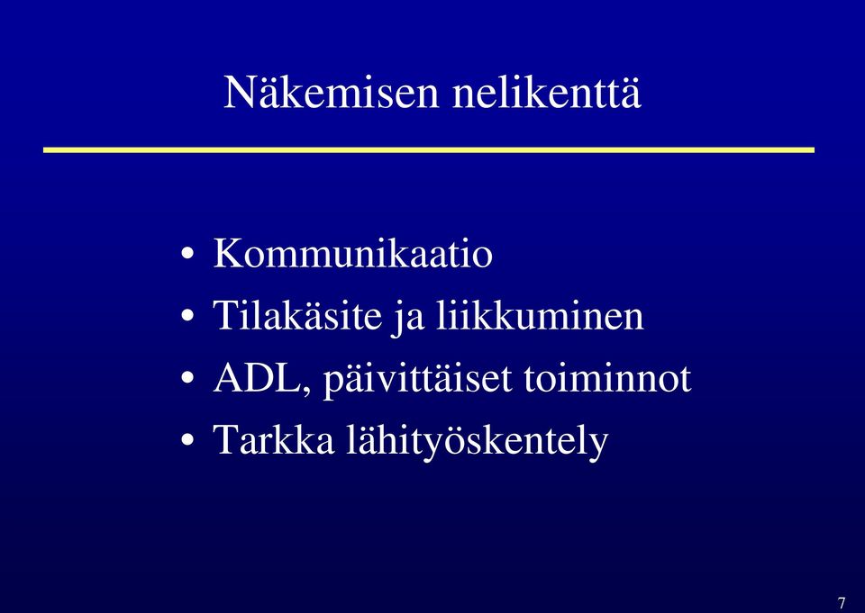 liikkuminen ADL,