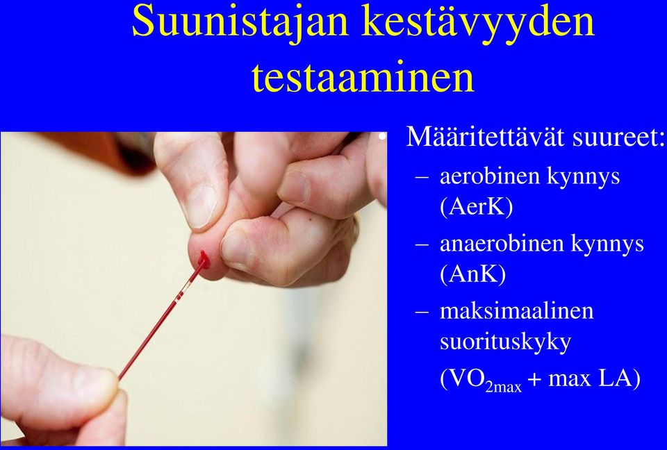 kynnys (AerK) anaerobinen kynnys
