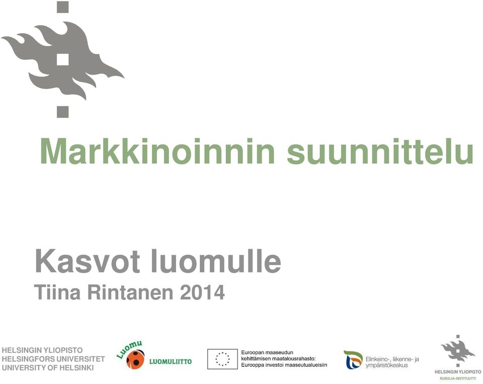 2014 HELSINGIN YLIOPISTO