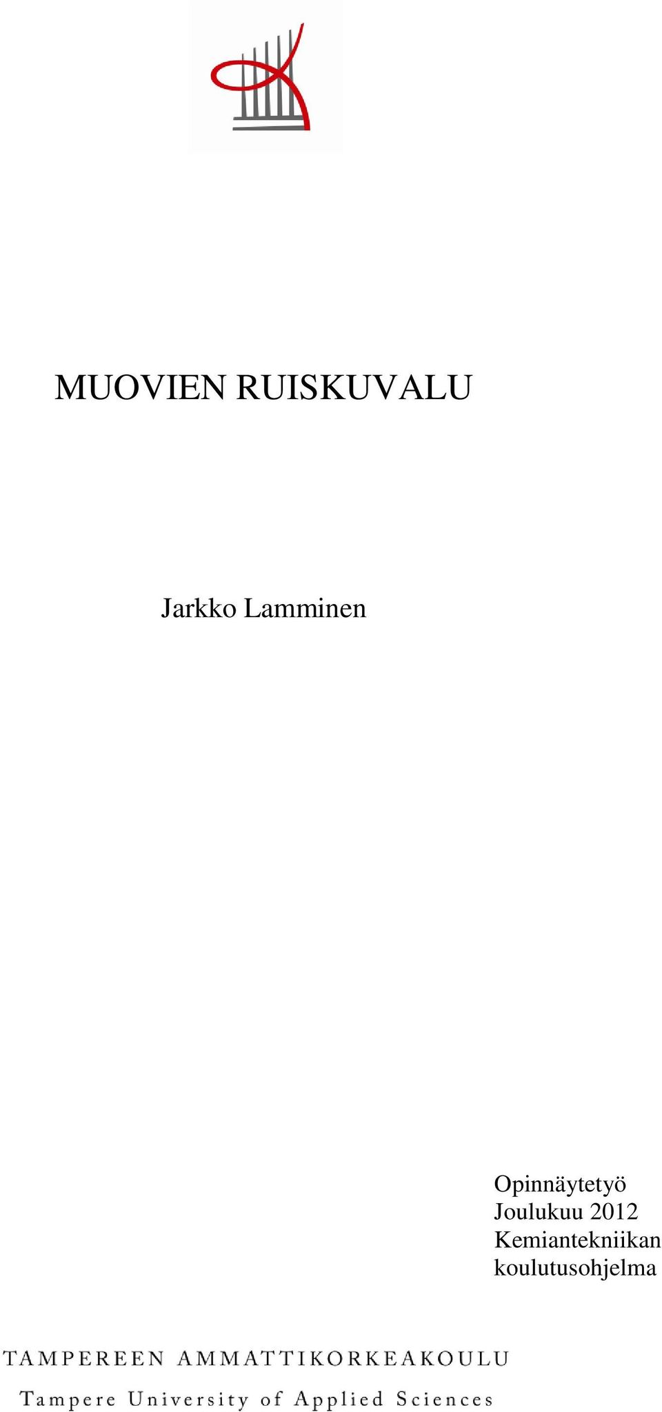 Opinnäytetyö Joulukuu