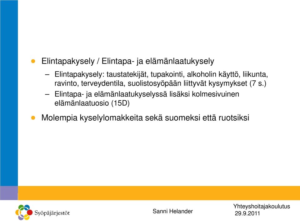 liittyvät kysymykset (7 s.