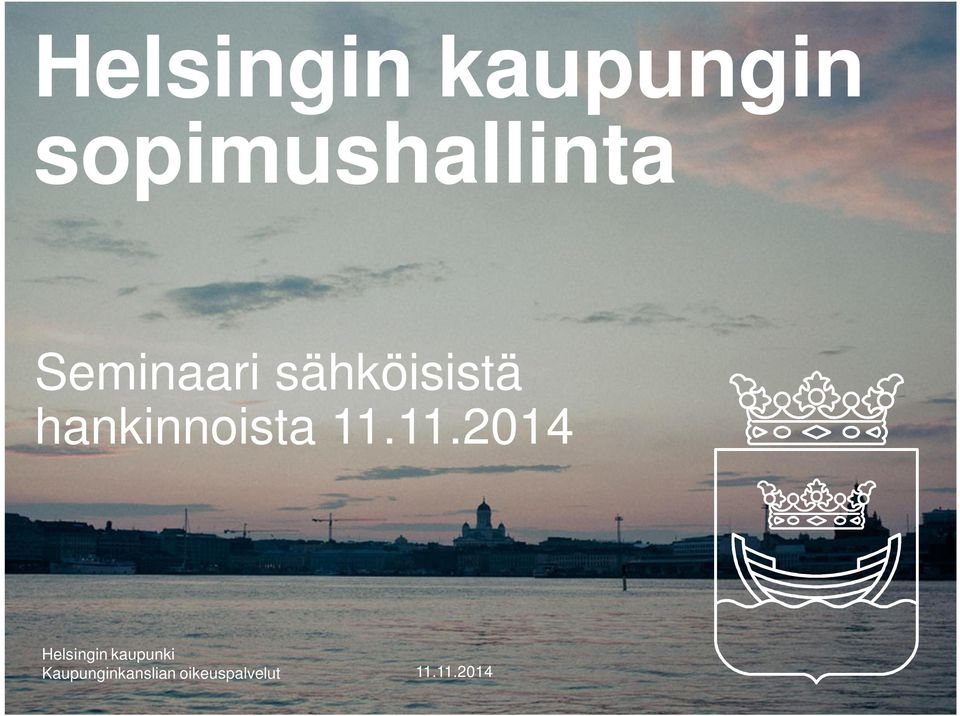 11.11.2014 Helsingin kaupunki